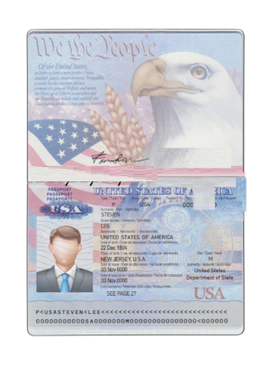 USA Passport Psd Template Multi Version Webchinh To