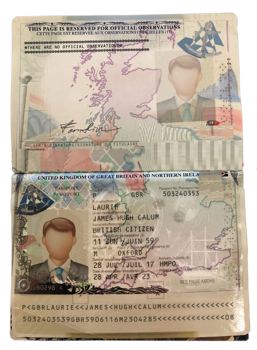United Kingdom Uk Passport Psd Template V1and V2 Multi Version Webchinhto 0965