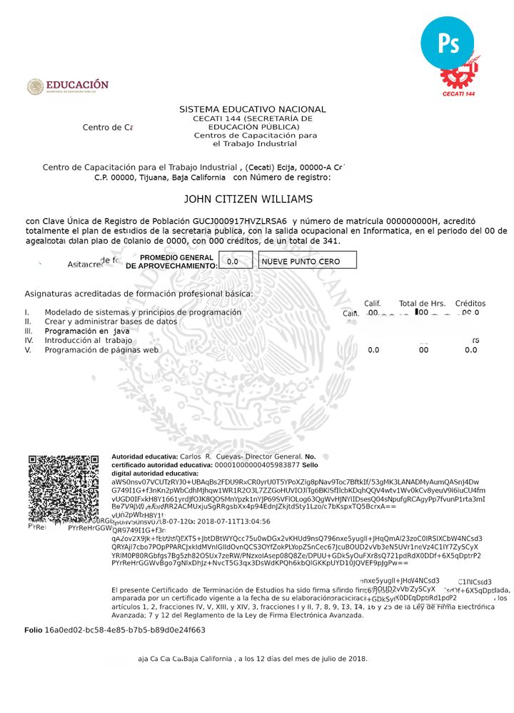 Mexico Sistema educativo nacional PSD template, fully editable ...