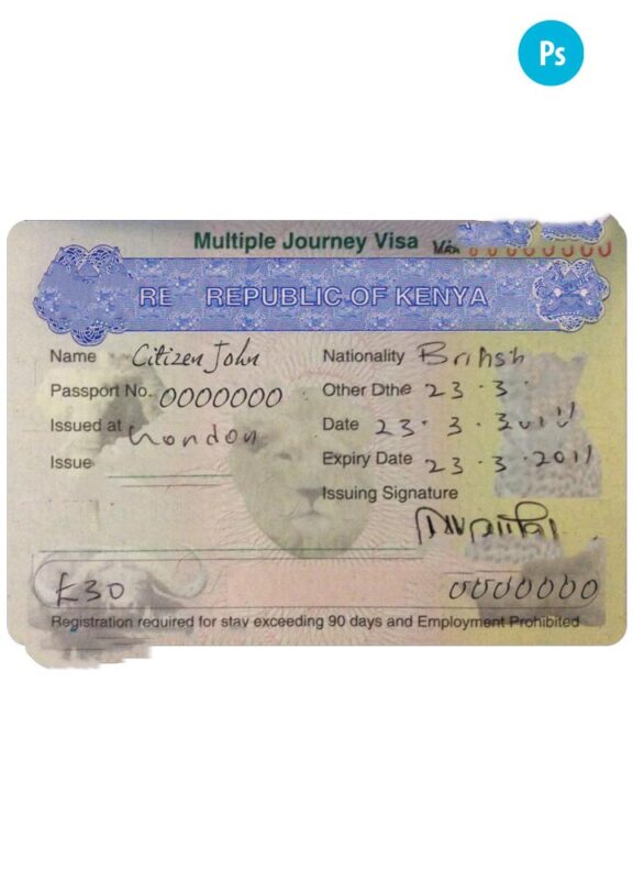 multiple journey visa kenya